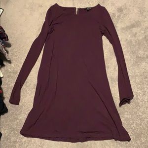 Purple Longsleeve Dress